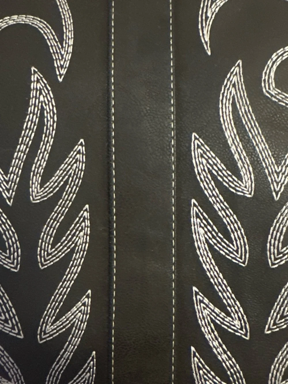 Black Embellished Over-the-Knee Western Boots for Women